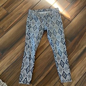 Like new cropped 7 for all mankind skinny jeans